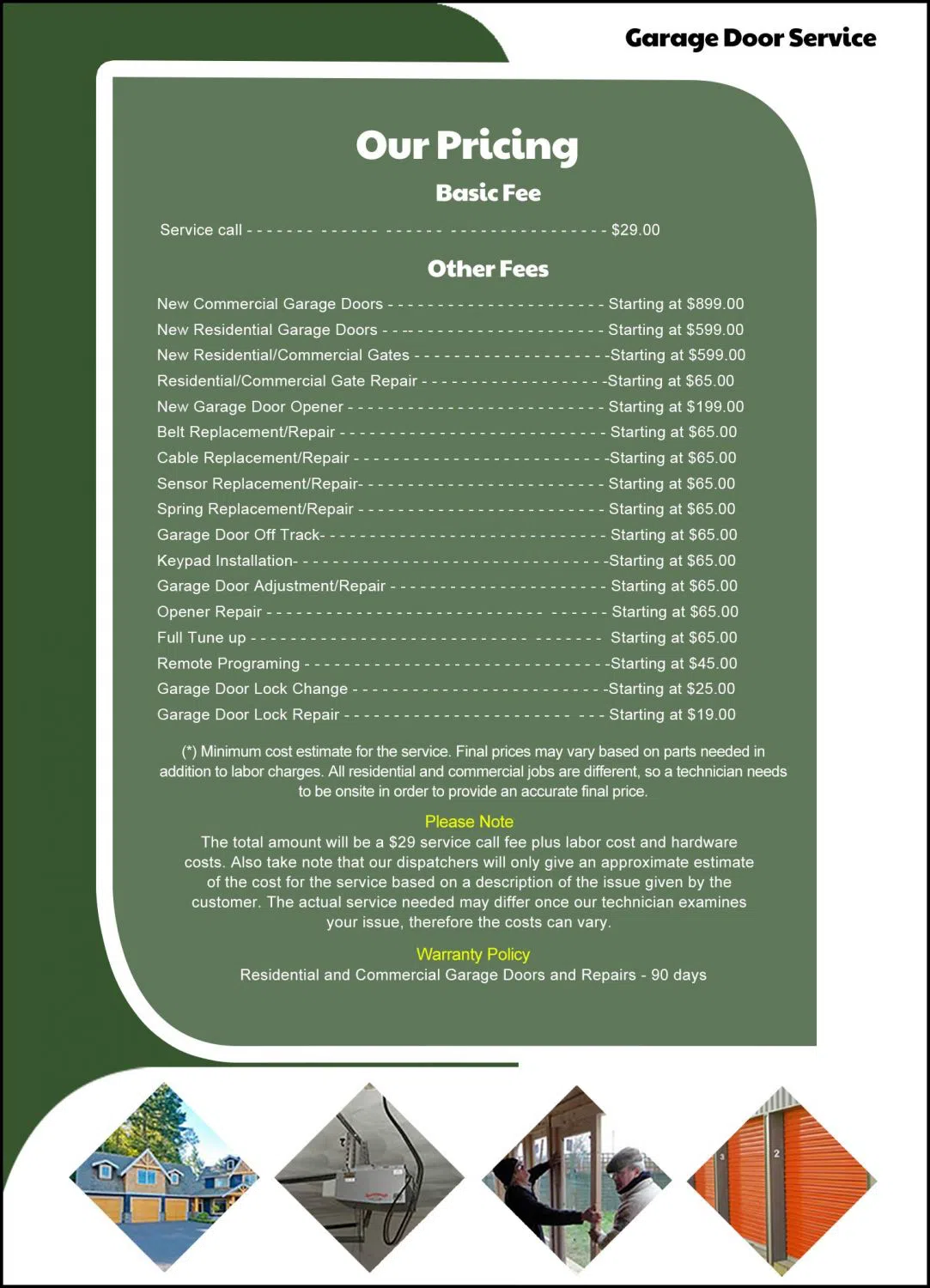 Metro Garage Door Service Wayne, NJ 862-297-0843